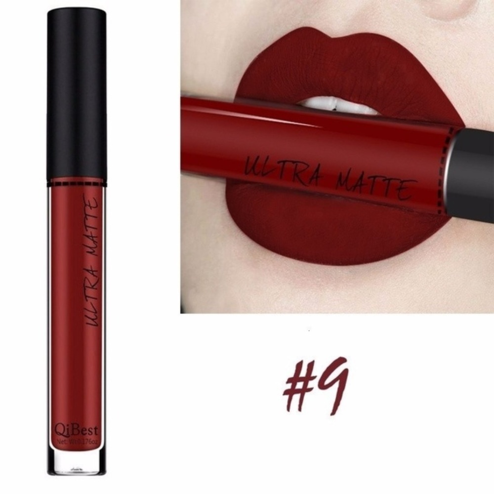 New Qibest #9 Ultra Matte Liquid Lipstick